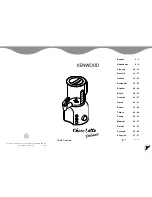 Предварительный просмотр 1 страницы Kenwood Choco Latte Deluxe Quick Manual