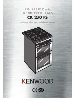 Preview for 1 page of Kenwood CK 230 FS Instructions For Use Manual