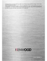 Preview for 40 page of Kenwood CK 231 DF Instructions For Use Manual