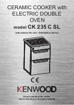 Kenwood CK 235 C SL Instructions For Use And Installation Advice preview