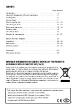 Preview for 3 page of Kenwood CK 300 FFD Instructions For Use Manual