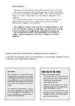Preview for 4 page of Kenwood CK 300 FFD Instructions For Use Manual
