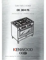 Kenwood CK 304 FS Instructions For Use Manual preview