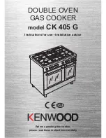 Предварительный просмотр 1 страницы Kenwood CK 405 Instructions For Use - Installation Advice