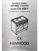Preview for 1 page of Kenwood CK 408/1 Instructions For Use - Installation Advice