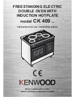Preview for 1 page of Kenwood CK 409 Instructions For Use - Installation Advice