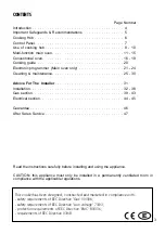 Preview for 3 page of Kenwood CK 440 FFD Instructions For Use Manual