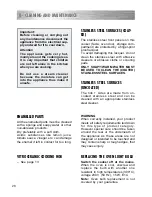 Preview for 28 page of Kenwood CK 480 Instructions For Use - Installation Advice