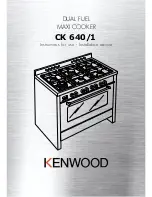 Preview for 1 page of Kenwood CK 640/1 Instructions For Use - Installation Advice