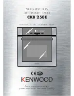 Kenwood CKB 250E Instructions For Use Manual preview