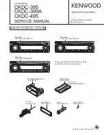 Preview for 1 page of Kenwood CKDC-395 Service Manual