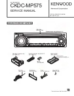 Kenwood CKDC-MP575 Servise Manual preview