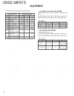 Preview for 12 page of Kenwood CKDC-MP575 Servise Manual