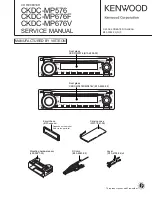 Preview for 1 page of Kenwood CKDC-MP576 Service Manual