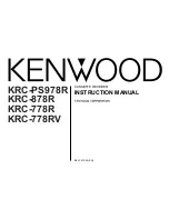 Kenwood CKRC-878R Instruction Manual preview