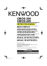 Предварительный просмотр 1 страницы Kenwood CMOS-200 Instruction Manual