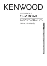 Kenwood CR-M30DAB Operating Manual preview
