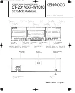 Kenwood CT-201/KXF-W1010 Service Manual preview