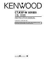 Предварительный просмотр 1 страницы Kenwood CT-203 Instruction Manual