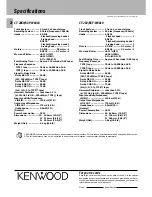 Предварительный просмотр 28 страницы Kenwood CT-203 Instruction Manual