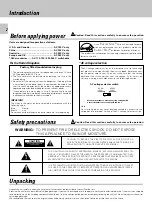 Preview for 2 page of Kenwood CT-401 Instruction Manual