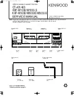 Kenwood CT-401 Service Manual preview