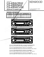 Kenwood CX-4005WCVH2 Service Manual preview