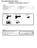 Preview for 2 page of Kenwood D-S300 Service Manual