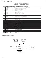 Preview for 6 page of Kenwood D-W320V Service Manual