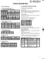 Preview for 7 page of Kenwood D-W320V Service Manual