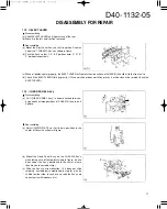 Предварительный просмотр 11 страницы Kenwood D40-1132-05 Service Manual