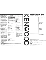 Preview for 17 page of Kenwood DC-MP255U Instruction Manual