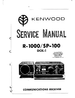 Kenwood DCK-1 Service Manual предпросмотр