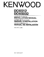 Preview for 101 page of Kenwood DDX-512 - DVD Player With LCD monitor Instruction Manual