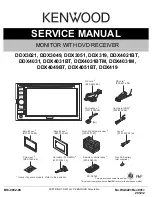 Preview for 1 page of Kenwood DDX3021 Service Manual