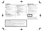 Preview for 2 page of Kenwood DDX3025 Instruction Manual