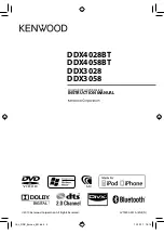 Preview for 1 page of Kenwood DDX3028 Instruction Manual