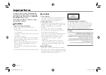 Preview for 2 page of Kenwood DDX318BT Instruction Manual