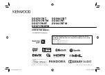 Preview for 1 page of Kenwood DDX417BT Instruction Manual