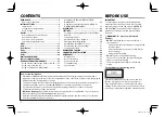 Preview for 2 page of Kenwood DDX5016BT Instruction Manual