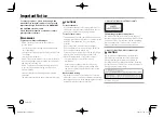 Preview for 2 page of Kenwood DDX5018BT Instruction Manual