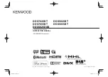 Kenwood DDX5025BT Instruction Manual preview