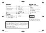 Preview for 2 page of Kenwood DDX5025BT Instruction Manual