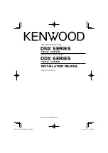 Preview for 1 page of Kenwood DDX5036 Installation Manual