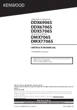 Kenwood DDX5706S Instruction Manual предпросмотр