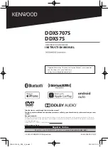 Kenwood DDX5707S Instruction Manual preview