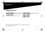 Kenwood DDX6019BT Instruction Manual preview