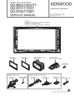 Kenwood DDX6027 Service Manual предпросмотр