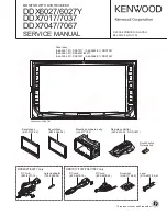 Kenwood DDX6027Y Service Manual preview