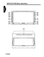 Предварительный просмотр 8 страницы Kenwood DDX7015 - Excelon - DVD Player Instruction Manual